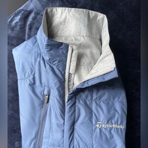 Zero Restriction Men’s sweater vest reversible, size Large with TaylorMade logo